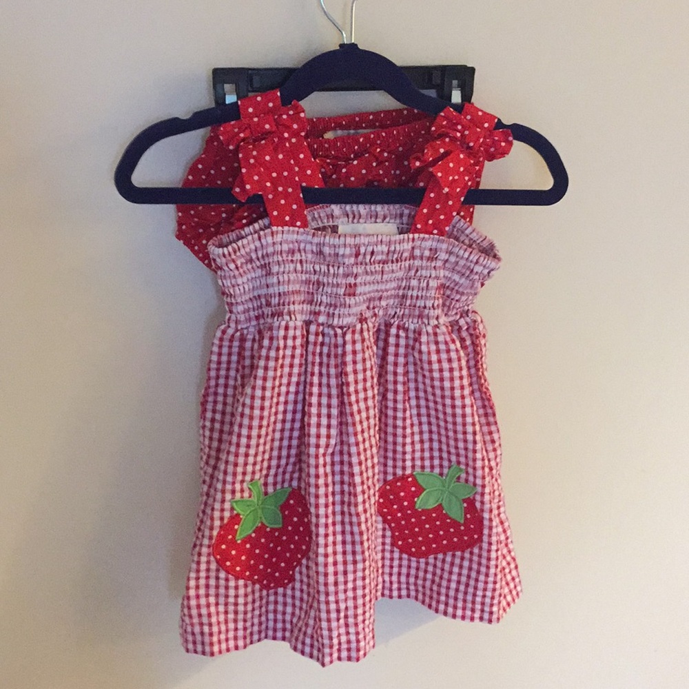 Summer strawberry dress
